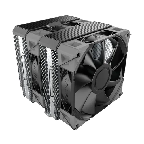 Miniatura 10 de MONTECH NX400 - Enfriador de aire de CPU, torre única, 4 tubos de calor avanzados, disipador de calor de 52 aletas, E28, ventilador de presión