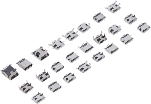 Miniatura 7 de 240pcs Micro USB Conector Set Sola Fila USB Puerto Hembra Socket Conectores