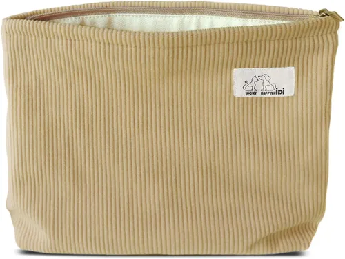 Miniatura 40 de HAPPYHEIDI Bolsa de maquillaje estética para mujer con compartimento para accesorios con cremallera para cosméticos, viajes, organizador de bolsos