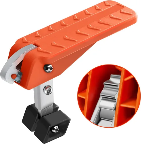 TOOENJOY Gancho universal de 5 ángulos para puerta de coche, pedal plegable, fácil acceso, techo de automóvil, acero y goma con capacidad para hasta
