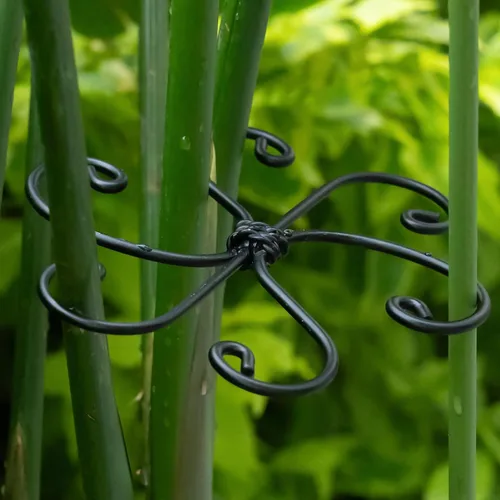 Miniatura 6 de Yohsnor Monstera - Gancho de soporte para plantas, 4.1 x 4.1 pulgadas, 5 unidades, sistema de soporte de tallo ajustable duradero, protección suave
