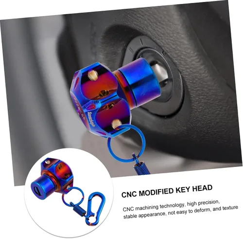 Miniatura 5 de WOONEKY Concha de Llave Modificada Accesorios De Motocicleta Funda de Llave de Motocicleta Concha con Llave de Seguridad Motocicleta Cabeza de Llave