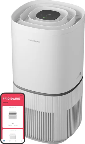 Frigidaire PureA300 XL purificador de aire HEPA con Wi-Fi para habitaciones grandes, cubre hasta 1,685 pies cuadrados, filtración de 3 etapas,