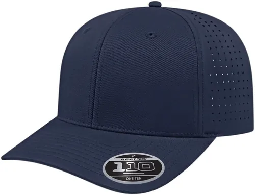Miniatura 51 de Cap America i8533 Flexfit 110 Gorra Snapback Perforada de Rendimiento de Perfil Medio de 6 Paneles con Protección UV y Snapback Ajustable