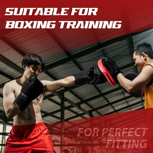 Miniatura 5 de Foilswirl Juego de 2 pares de guantes de boxeo 4 en 1 de 8 onzas y 4 guantes de boxeo para niños, hombres y mujeres, guantes de boxeo, juego
