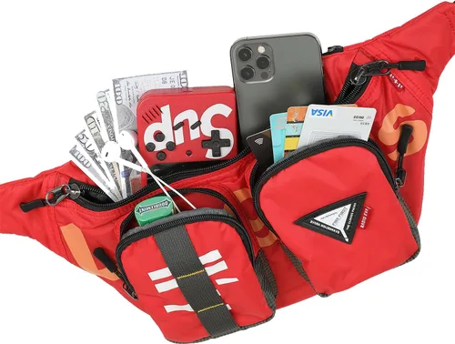 Miniatura 8 de Evangelion - Cangurera cruzada - Riñonera para cinturón, bolsas de hombro para el pecho
