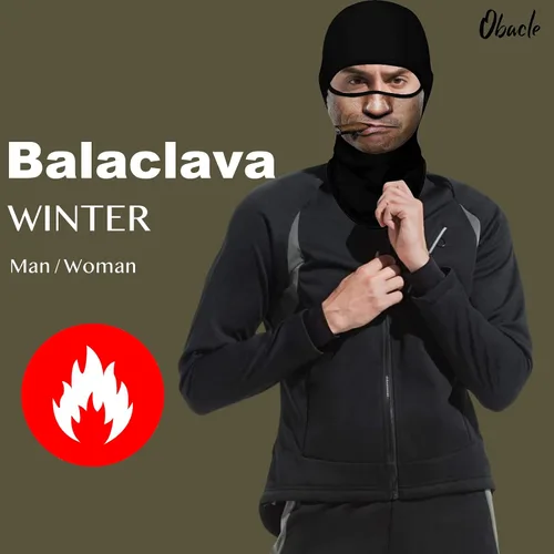 Miniatura 104 de Obacle Pasamontañas para hombres y mujeres, para invierno, clima frío, esquí, ciclismo, caza