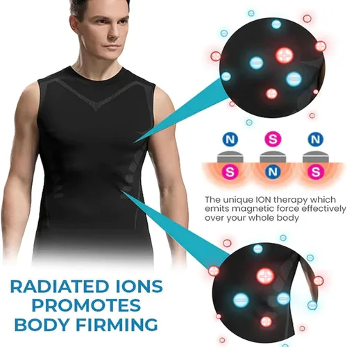 Miniatura 5 de Expectsky - Chaleco modelador iónico, nueva versión 2023, chaleco moldeador iónico, tela cómoda y transpirable para hombres