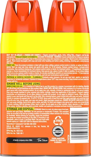 Miniatura 12 de OFF! Family Care Insect & Mosquito Repellent, Bug Spray Containing 15% DEET, Protects Against Mosquitoes, 4 Oz, 2 Count, Pack of 12