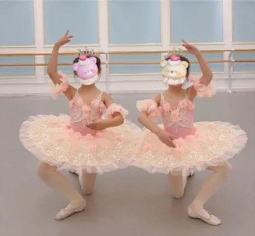 Miniatura 3 de Vestido de baile latino para niñas, manga larga, dobladillo con volantes, vestido de terciopelo latino con dobladillo con volantes, disfraz