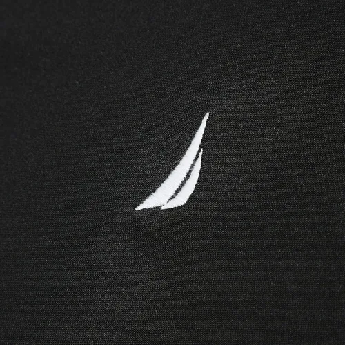 Miniatura 187 de Nautica playera polo clásica de mangas cortas, color sólido, para hombre