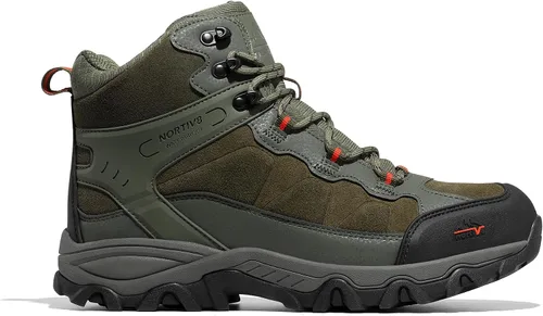 Miniatura 49 de NORTIV 8 - Botas de senderismo impermeables para hombre, zapatos de montañismo ligeros para exteriores