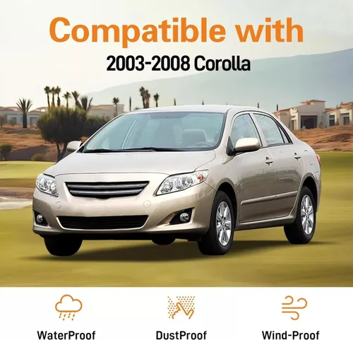 Miniatura 2 de Burletes de Sellado de Moldura de Ventana Compatible con Toyota Corolla 2003-2008 Reemplazar# 75730-02180 75710-02200 75740-02180 75720-02200