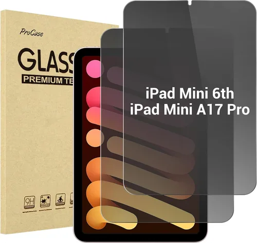 Miniatura 10 de ProCase Protector de pantalla de privacidad para iPad Mini 7ª (A17 Pro) 2024/Mini 6ª generación de 8.3 pulgadas 2021, protector de película