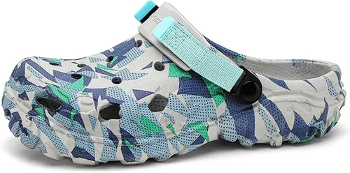 Miniatura 8 de CERYTHRINA Zuecos de jardín para hombre y mujer, sandalias de verano, ligeras, antideslizantes, zapatos deportivos unisex para adultos