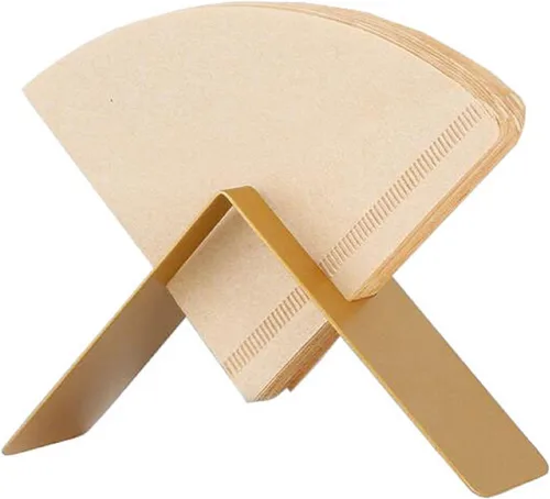 Miniatura 9 de 2 soportes para papel de filtro de café, de acero inoxidable, dispensador de papel de café, soporte para filtros #1, #2, #4, #6 (negro)