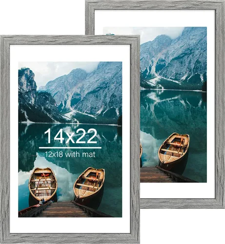 Miniatura 103 de Hongkee - Juego de 2 marcos de fotos, HK042515-MD5.5X8.5-BK(2PK)