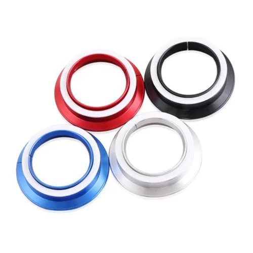 Vaguelly Calcomanía de anillo luminoso para llave de automóvil, cubierta de encendido de automóvil, calcomanía luminosa para cubierta de automóvil,