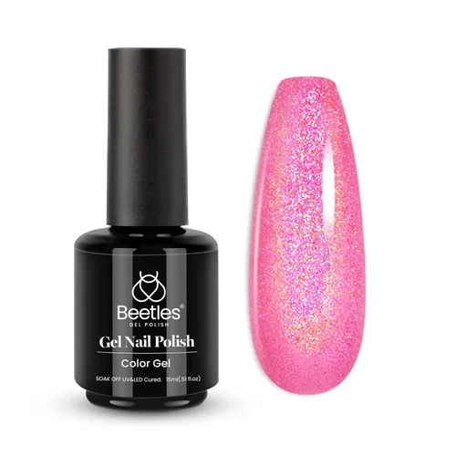 Miniatura 11 de Beetles - Esmalte de uñas de gel verde luminoso que brilla en la oscuridad, esmalte de uñas de gel que se absorbe con lámpara LED UV, arte de uñas