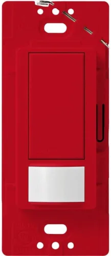 Miniatura 24 de Lutron Maestro Interruptor de luz con sensor de movimiento para interiores para baño, garaje, lavandería, cualquier bombilla, sensor de ocupación