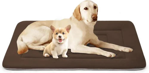 Miniatura 9 de Cama para perro, alfombrilla suave para cama de perro, 36 pulgadas, parte inferior antideslizante, lavable para perros medianos y grandes, colchón
