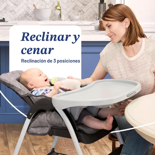 Miniatura 4 de Graco Made2Grow - Silla alta convertible 5 en 1, asiento ajustable de bebé a niño pequeño, Hudson
