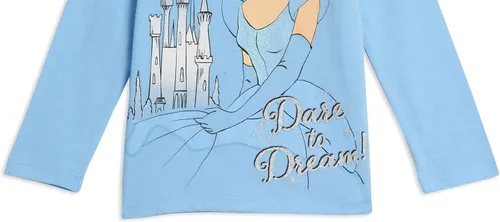 Miniatura 7 de Disney Princess Ariel Cenicienta Belle - Paquete de 3 camisetas de bebé a niño grande