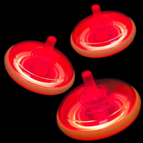 Miniatura 9 de PROLOSO 100 piezas iluminan para arriba Spinning Tops LED intermitentes con giroscopio