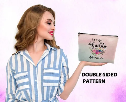Miniatura 6 de Bolsa de maquillaje importante de la abuela de las cosas del maquillaje, bolso del viaje del maquillaje de la abuela de la abuela, Color-3Color-3)
