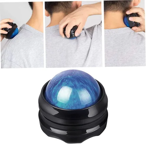 Miniatura 2 de Herramientas de masaje, terapia de masaje de espalda utilizada con aceites esenciales, bola de rodillo de masaje manual para dolores musculares