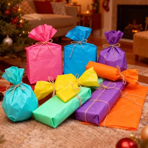 Miniatura 4 de PSISO 360 hojas de papel de seda para bolsas de regalo, 40 colores de 14 x 10 pulgadas, papel de regalo a granel para manualidades, suministros