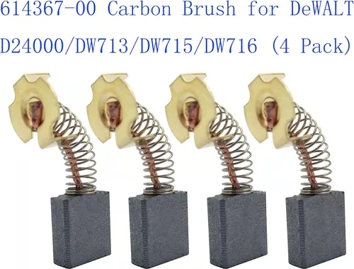 Miniatura 2 de 614367-00 Cepillo de carbono para DeWALT D24000/DW713/DW715/DW716 (paquete de 4)