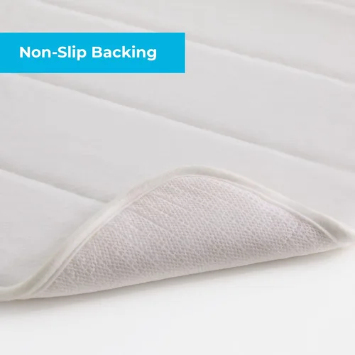 Miniatura 4 de Linenspa Tapete de baño de espuma viscoelástica, antideslizante, absorbente de agua, de secado rápido, lavable a máquina, tapete de baño para baño