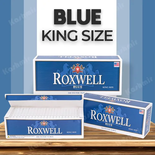 Miniatura 9 de Roxwell - Tubos para cigarrillos tamaño King – 1000 unidades – 5 cajas de 200 tubos – Filtros blancos de extracción suave – Tubos preenrollados