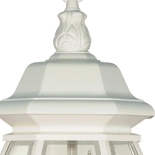 Miniatura 5 de Nuvo 60/885 Farol de pared con paneles biselados de color claro., 60/894, 60.00watts, 120.00 volts