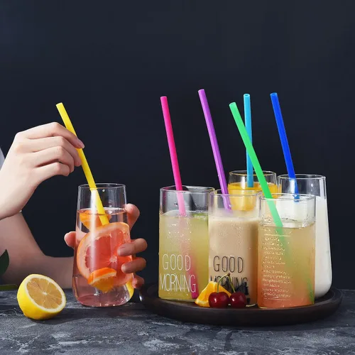 Miniatura 7 de ALINK Pajitas de silicona reutilizables extra largas de 15 pulgadas, paquete de 4 popotes flexibles para vaso Stanley de 40 onzas, botellas de agua