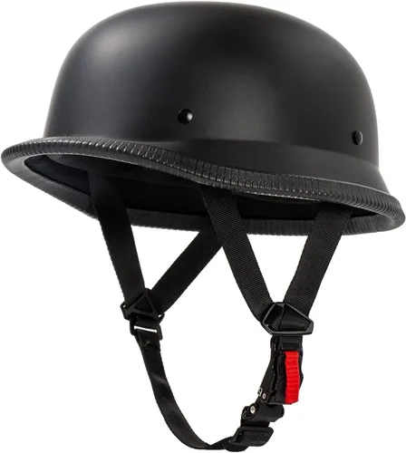 Miniatura 3 de Casco de motocicleta medio con estilo alemán Casco de media carcasa para motocicletas