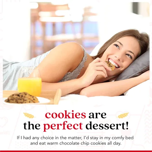 Miniatura 7 de David's Cookies Paquete de 9 galletas con chispas de chocolate sin gluten, galletas gourmet sin conservantes añadidos, postre fresco de panadería