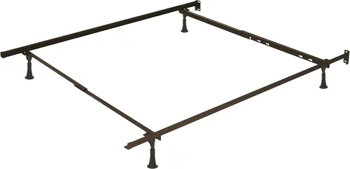 Miniatura 7 de Clara Clark Base de cama ajustable – Marco de cama de acero resistente, marco de cama individual de metal que se expande a rieles de cama