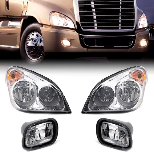Miniatura 12 de Torque Faro delantero para conductor del lado izquierdo de repuesto para camiones semi Freightliner Cascadia 2008-2017