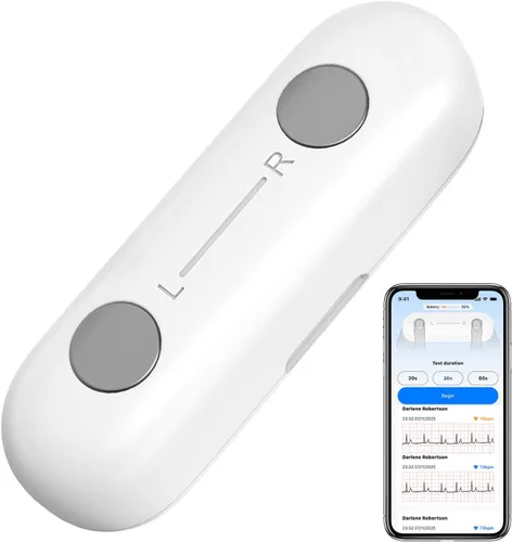 Monitor portátil de ECG | Registre y almacene señales de ECG de una sola derivación | Monitorear y mostrar la frecuencia cardíaca para uso en el