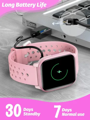Miniatura 6 de Reloj inteligente para niños y niñas, reloj inteligente para niños, regalos para niños de 4 a 16 años con modo de sueño, 19 modos deportivos