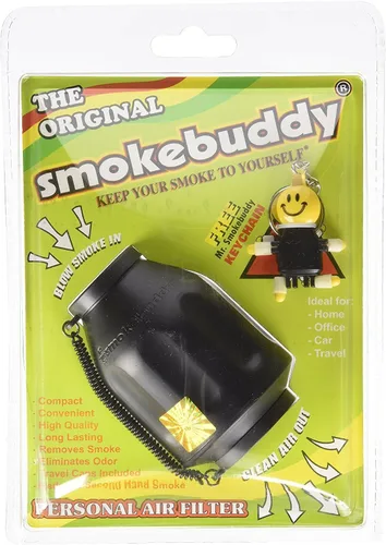 Miniatura 3 de Smoke Buddy Personal purificador de aire Filtro Limpiador Elimina el olor, Negro