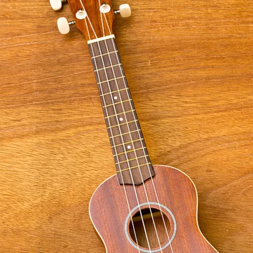Miniatura 5 de Dnyta Diapasón de ukelele de 8.5 pulgadas de largo, color marrón palisandro con 15 trastes, piezas de repuesto para concierto, ideal para ukelele