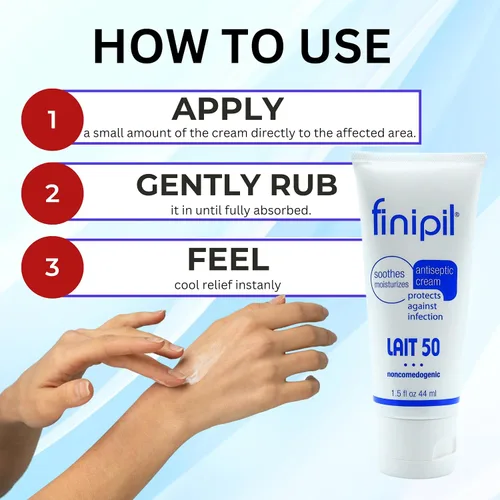 Miniatura 5 de Crema antiséptica Finipil 50, 1.5 onzas líquidas.
