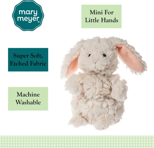 Miniatura 2 de Mary Meyer Masilla de peluche de juguete suave, conejo Puttling, 6 pulgadas