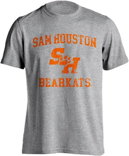 Miniatura 11 de Sport Your Gear NCAA Camiseta de manga corta retro con licencia oficial de aspecto desgastado para el día del juego, camiseta de espíritu deportivo