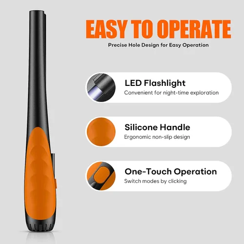 Miniatura 2 de Detector de Metales Pinpointer, 4 Modos de Búsqueda de Tesoros Localizador de Sonda Profesional Impermeable de Mano Varita Puntero, Detector