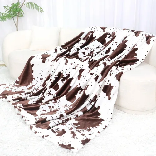 Miniatura 51 de Manta en blanco y negro, suave, cálida y acogedora para asiento de automóvil, cochecito, viajes, decoración de dormitorio para todas las estaciones