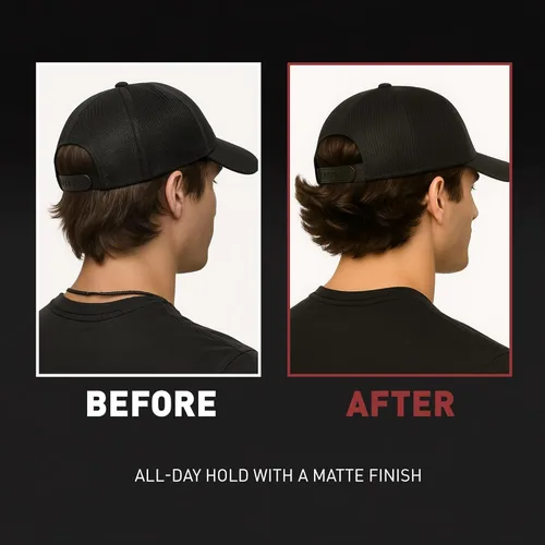 Miniatura 3 de CRVFT - Arcilla para el cabello de 1 onza, acabado mate verdadero, arcilla de peinado de fijación media para hombres, aspecto natural, textura